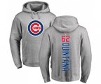MLB Nike Chicago Cubs #62 Jose Quintana Ash Backer Pullover Hoodie