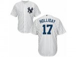 New York Yankees #17 Matt Holliday Replica White Home MLB Jersey