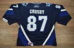 Chl Penguins Rimouski Oceanic #87 Sidney Crosby Premier Blue Way hockey Jersey