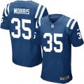 Indianapolis Colts #35 Darryl Morris Elite Royal Blue Team Color NFL Jersey