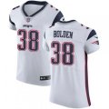New England Patriots #38 Brandon Bolden White Vapor Untouchable Elite Player NFL Jersey
