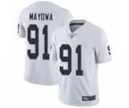 Oakland Raiders #91 Benson Mayowa White Vapor Untouchable Limited Player Football Jersey