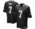 New Orleans Saints #7 Taysom Hill Game Black Team Color Football Jersey