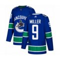 Vancouver Canucks #9 J.T. Miller Authentic Blue Home Hockey Jersey