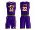 Utah Jazz #22 Jeff Green Swingman Purple Basketball Suit Jersey