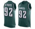 Philadelphia Eagles #92 Reggie White Limited Midnight Green Player Name & Number Tank Top Football Jersey