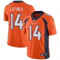 Denver Broncos #14 Cody Latimer Orange Team Color Vapor Untouchable Limited Player NFL Jersey
