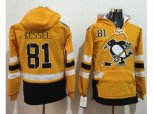Pittsburgh Penguins #81 Phil Kessel Gold Sawyer Hooded Sweatshirt 2017 Stadium Series Stitched NHL Jersey