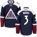 Colorado Avalanche #3 Chris Bigras Premier Blue Third NHL Jersey