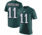 Philadelphia Eagles #11 Carson Wentz Wentzylvania Green Rush Pride Name & Number T-Shirt