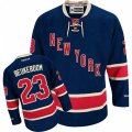 New York Rangers #23 Jeff Beukeboom Authentic Navy Blue Third NHL Jersey