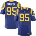 Los Angeles Rams #95 Tyrunn Walker Royal Blue Alternate Vapor Untouchable Elite Player NFL Jersey