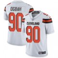 Cleveland Browns #90 Emmanuel Ogbah White Vapor Untouchable Limited Player NFL Jersey