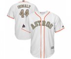 Houston Astros #44 Roy Oswalt Replica White 2018 Gold Program Cool Base MLB Jersey