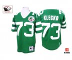 New York Jets #73 Joe Klecko Green Team Color Authentic Throwback Football Jersey