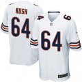 Chicago Bears #64 Eric Kush Game White NFL Jersey