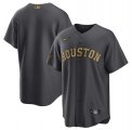 Houston Astros Blank Charcoal 2022 All-Star Cool Base Stitched Baseball Jersey