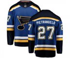 St. Louis Blues #27 Alex Pietrangelo Fanatics Branded Royal Blue Home Breakaway NHL Jersey