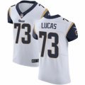 Los Angeles Rams #73 Cornelius Lucas White Vapor Untouchable Elite Player NFL Jersey
