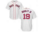 Boston Red Sox #19 Jackie Bradley Jr Replica White Home Cool Base MLB Jersey