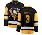 Pittsburgh Penguins #3 Olli Maatta Fanatics Branded Black Home Breakaway NHL Jersey