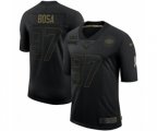San Francisco 49ers #97 Nick Bosa 2020 Salute To Service Limited Jersey Black