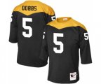 Pittsburgh Steelers #5 Joshua Dobbs Elite Black 1967 Home Throwback Football Jersey