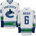 Vancouver Canucks #6 Brock Boeser Authentic White Away NHL Jersey