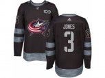 Columbus Blue Jackets #3 Seth Jones Authentic Black 1917-2017 100th Anniversary NHL Jersey