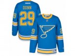 Reebok St. Louis Blues #29 Vince Dunn Authentic Blue 2017 Winter Classic NHL Jersey