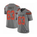 Cleveland Browns #63 Austin Corbett Limited Gray Inverted Legend Football Jersey