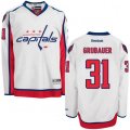 Washington Capitals #31 Philipp Grubauer Authentic White Away NHL Jersey