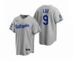 Los Angeles Dodgers Gavin Lux Gray 2020 World Series Champions Road Replica Jerseys