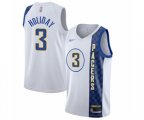 Indiana Pacers #3 Aaron Holiday Authentic White Basketball Jersey - 2019-20 City Edition