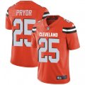 Cleveland Browns #25 Calvin Pryor Orange Alternate Vapor Untouchable Limited Player NFL Jersey