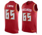 Tampa Bay Buccaneers #65 Alex Cappa Limited Red Player Name & Number Tank Top Football Jersey