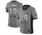 Oakland Raiders #19 Ryan Grant Limited Gray Rush Drift Fashion Football Jersey