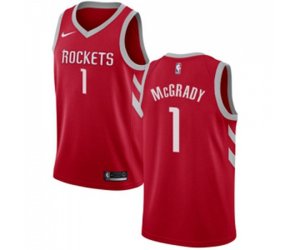 Houston Rockets #1 Tracy McGrady Swingman Red Road NBA Jersey - Icon Edition