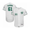 Washington Nationals #61 Kyle McGowin White Celtic Flexbase Authentic Collection Baseball Player Jersey