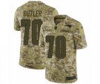 New England Patriots #70 Adam Butler Limited Camo 2018 Salute to Service NFL Jersey