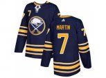 Adidas Buffalo Sabres #7 Rick Martin Navy Blue Home Authentic Stitched NHL Jersey