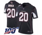 Arizona Cardinals #20 Tramaine Brock Black Alternate Vapor Untouchable Limited Player 100th Season Football Jersey