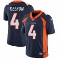 Denver Broncos #4 Case Keenum Navy Blue Alternate Vapor Untouchable Limited Player NFL Jersey