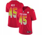 Pittsburgh Steelers #45 Roosevelt Nix Limited Red 2018 Pro Bowl Football Jersey