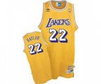 Los Angeles Lakers #22 Elgin Baylor Authentic Gold Throwback Basketball Jersey