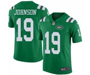 New York Jets #19 Keyshawn Johnson Elite Green Rush Vapor Untouchable Football Jersey