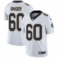 New Orleans Saints #60 Max Unger White Vapor Untouchable Limited Player NFL Jersey