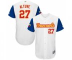 Venezuela Baseball #27 Jose Altuve White 2017 World Baseball Classic Authentic Team Jersey
