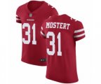 San Francisco 49ers #31 Raheem Mostert Red Team Color Vapor Untouchable Elite Player Football Jersey