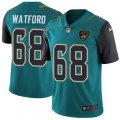 Jacksonville Jaguars #68 Earl Watford Teal Green Team Color Vapor Untouchable Limited Player NFL Jersey